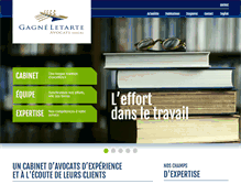 Tablet Screenshot of gagneletarte.qc.ca